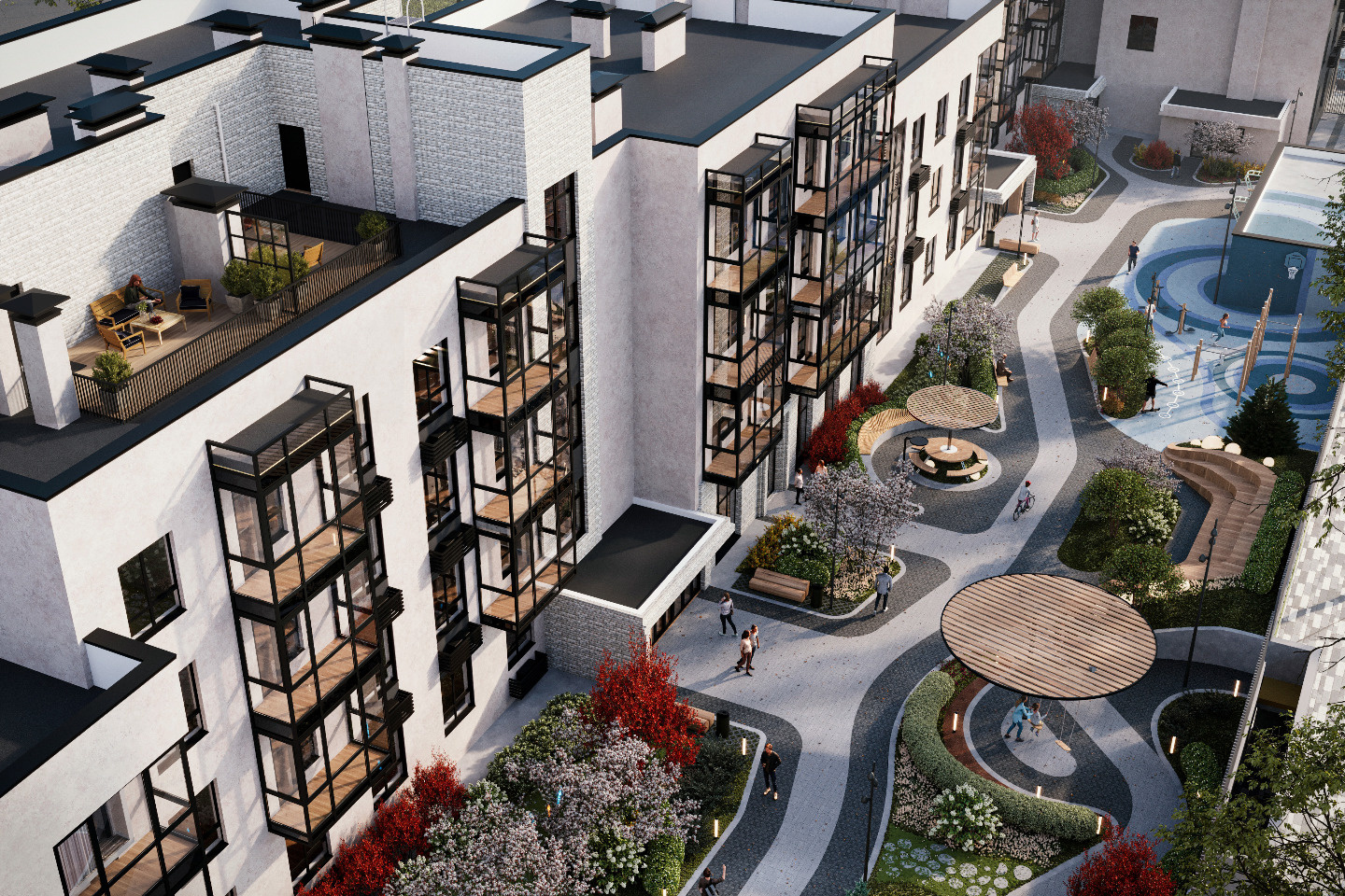 Жилой комплекс Счастливые люди - это новый проект бизнес-класса в 5 минутах от центрального парка. Высокотехнологичный и современный комплекс, отвечающий запросам каждого.
    В пешей доступности расположились детские сады, поликлиники, школы, салоны красоты и торговые центры. В проекте предусмотр